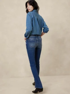 Mid-Rise Bootcut Jean