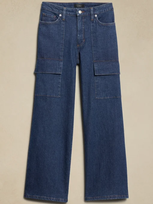 Mid-Rise Straight Cargo Jean