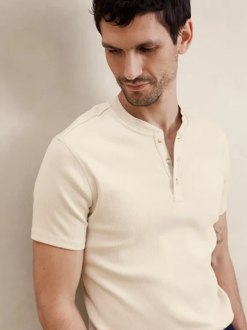 Mini Ribbed Henley