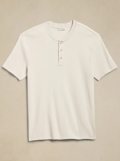 Mini Ribbed Henley
