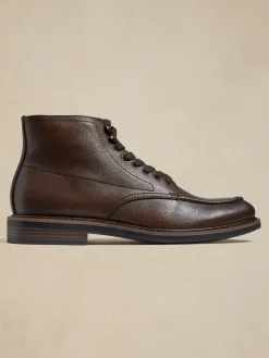 Moc-Toe Leather Boot