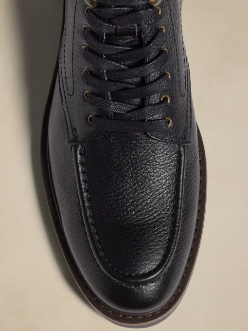 Moc-Toe Leather Boot