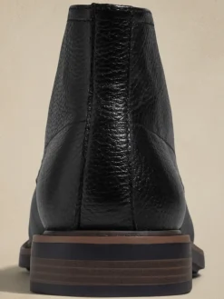 Moc-Toe Leather Boot