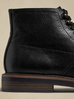 Moc-Toe Leather Boot