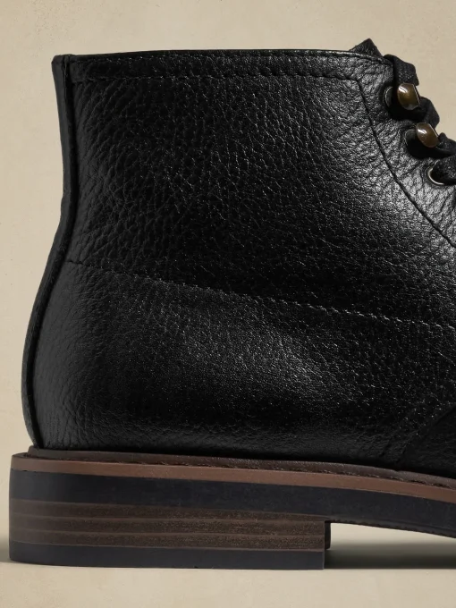 Moc-Toe Leather Boot