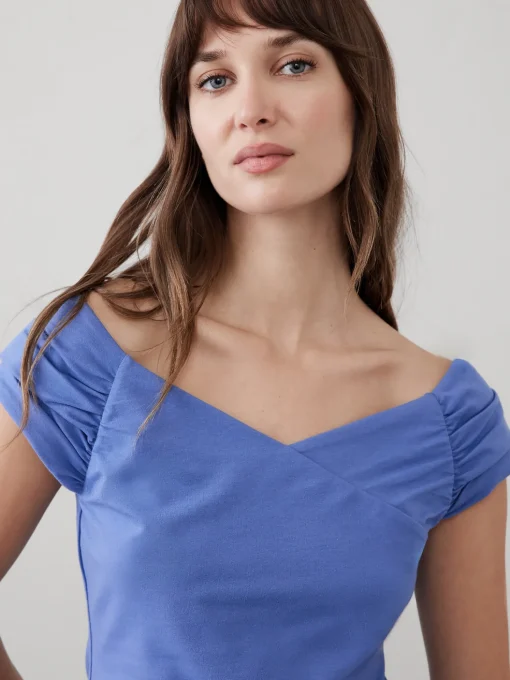Off-Shoulder Soft Stretch Top