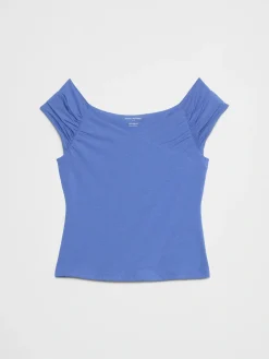 Off-Shoulder Soft Stretch Top