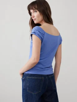 Off-Shoulder Soft Stretch Top