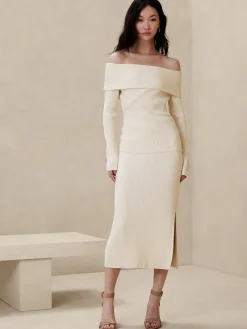 Off-Shoulder Sweater