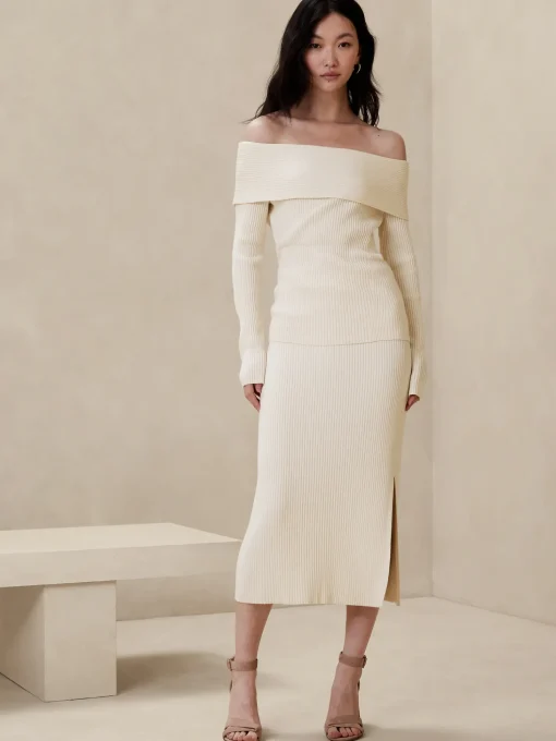 Off-Shoulder Sweater