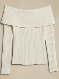 Off-Shoulder Sweater