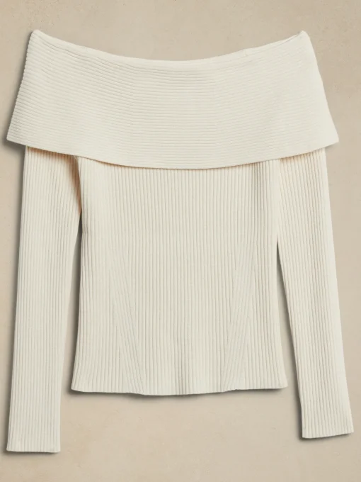 Off-Shoulder Sweater