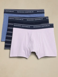 Organic Cotton-Blend Boxer Briefs (3 Pack)