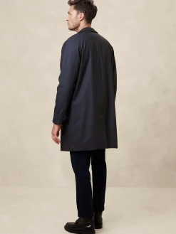 Oversized Water Resistant Mac Jacket