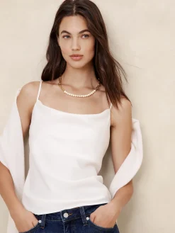 Pearl Chain Link Necklace