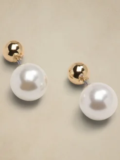 Pearl Double Sided Earrings