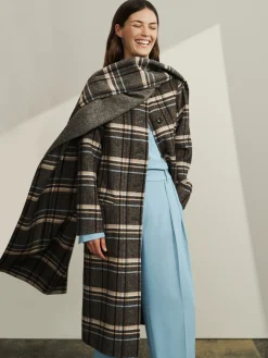 Plaid Double Faced Scarf