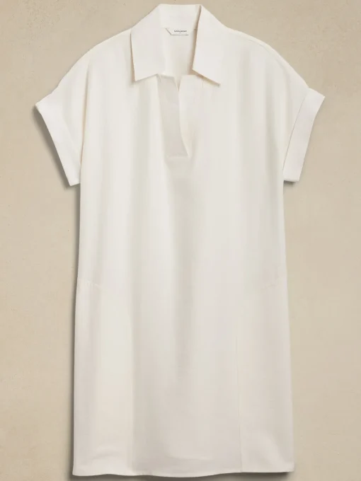 Plain Weave Mini Dress