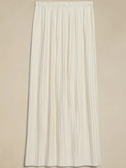 Pleated Maxi Skirt