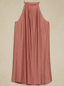 Pleated Mini Dress