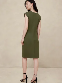 Ponte Knee-Length Dress