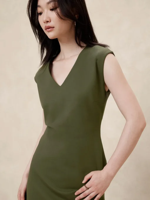 Ponte Knee-Length Dress