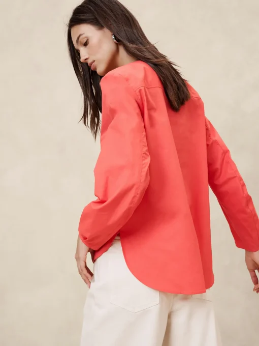 Poplin Bib Shirt