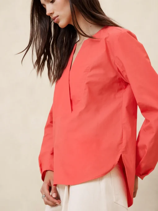 Poplin Bib Shirt