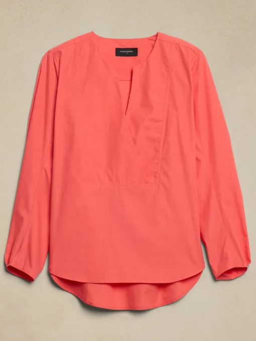 Poplin Bib Shirt