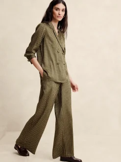 Printed Pull-On Pant