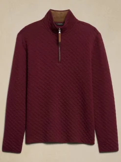 Quilted Half Zip