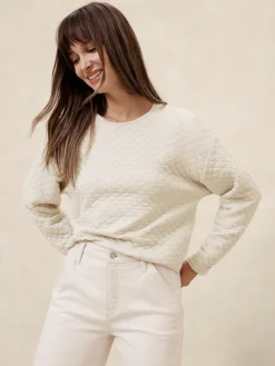 Quilted Sweatshirt