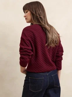 Quilted Sweatshirt
