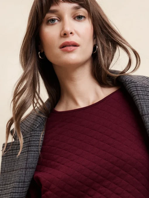Quilted Sweatshirt