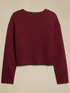 Quilted Sweatshirt
