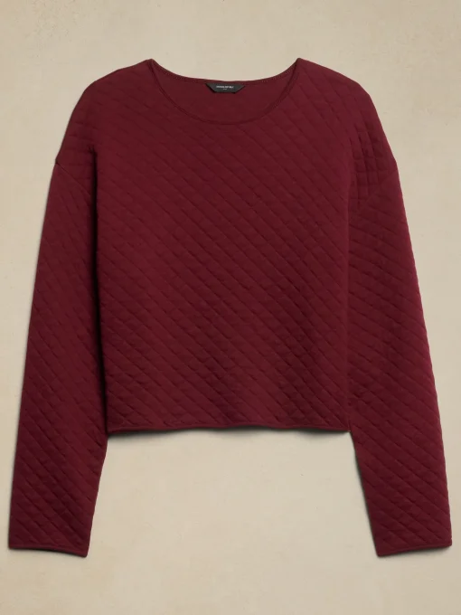 Quilted Sweatshirt