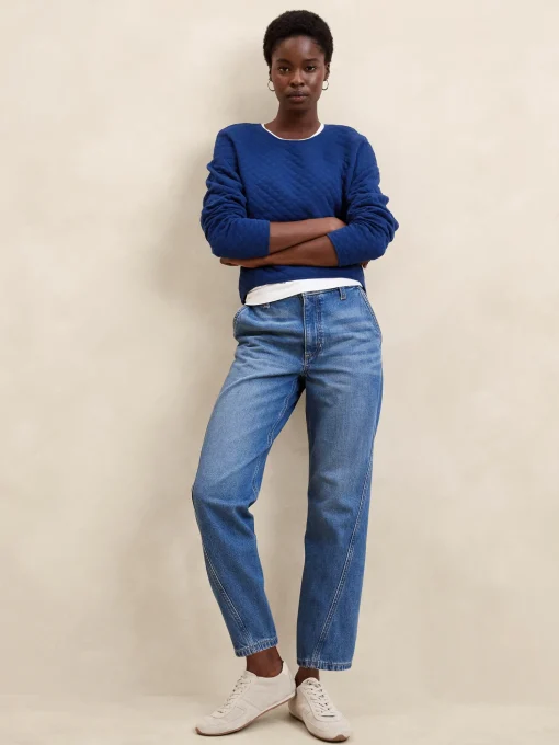 Quilted Sweatshirt