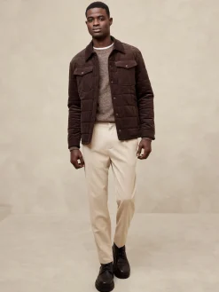 Relaxed Brushed Pleated Pant