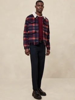 Relaxed Brushed Pleated Pant