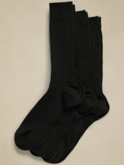 Ribbed Dress Socks (3 pack)