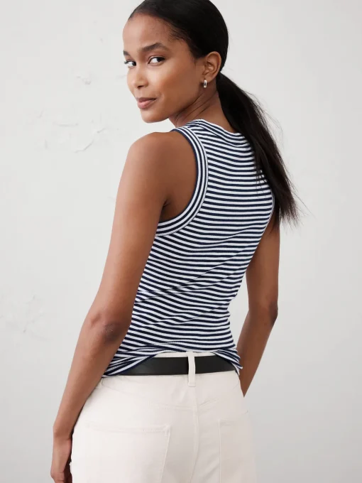 Ribbed Racer Tank