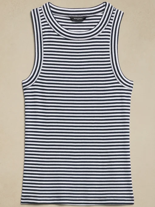 Ribbed Racer Tank