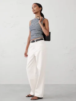 Ribbed Racer Tank