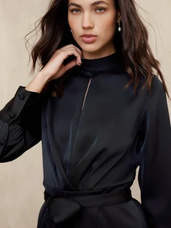Satin Mini Dress
