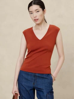 Scuba V-Neck Top