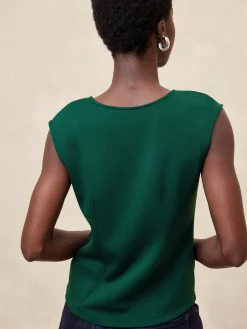 Scuba V-Neck Top