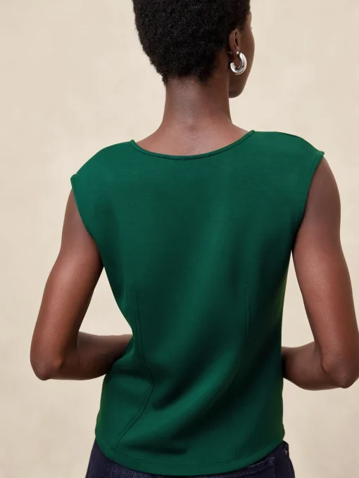 Scuba V-Neck Top