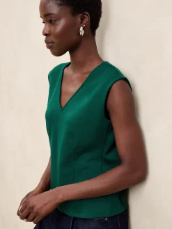 Scuba V-Neck Top