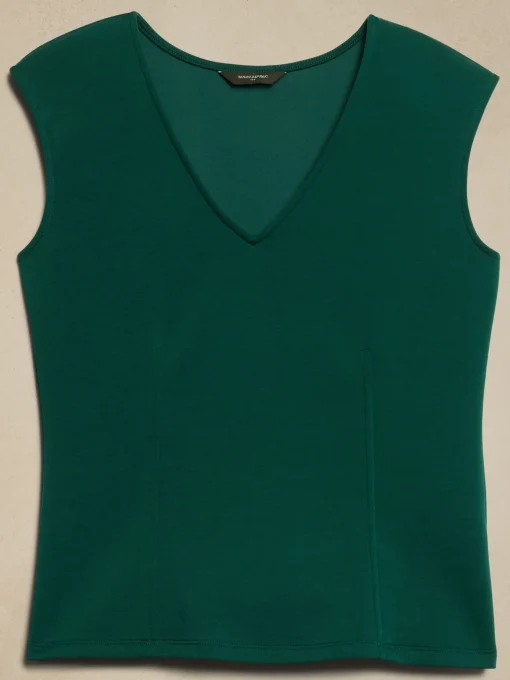 Scuba V-Neck Top