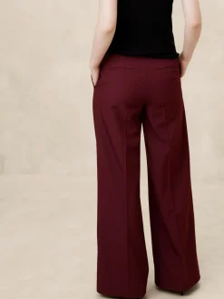 Sculpted Wide-Leg Trouser